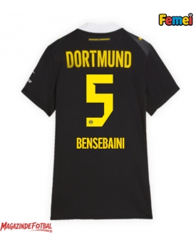 Borussia Dortmund Ramy Bensebaini #5 Tricou Fotbal Replică 2026-27 Femei Deplasare Borussia Dortmund Ramy Bensebaini #5 Tricou Fotbal Replică 2026-27 Femei Deplasare